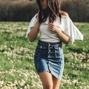 Zara Denim Skirt